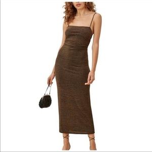 Reformation Breslin dress - Night Sky